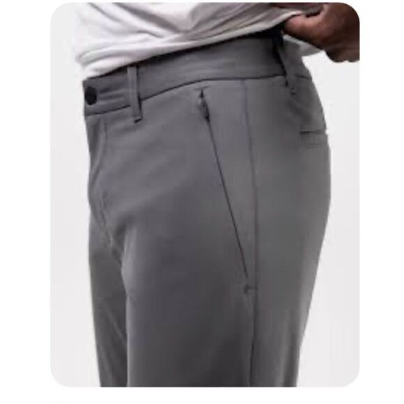 NWT Taylrd Gray Warp Knit Pants/Slacks - Size 32x30 - Picture 3 of 15